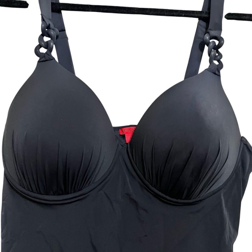 SPANX Bra-llelujah Soft Chain One Piece Swimsuit - Picture 4 of 13